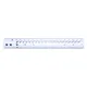Guntec USA Ultra Lightweight Thin M-LOK System Free Floating Handguard w/Monolithic Top Rail 15in Clear