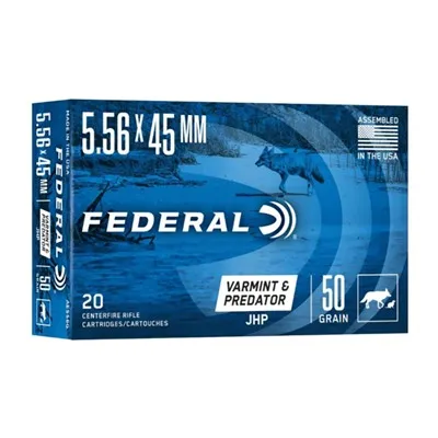 Varmint Predator 5.56x45mm 50gr Jacketed Hollow Point 20/Box