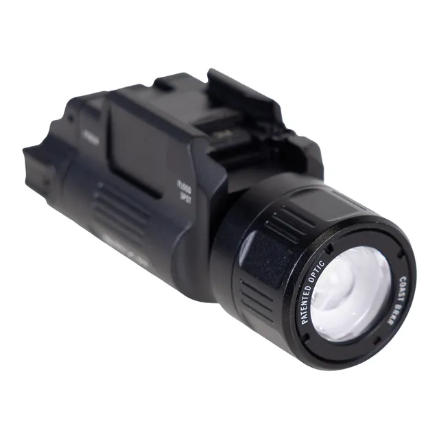 COAST PTX65R 1000 Lumen Rechargeable Tactical Weapon Light, Black