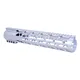 Guntec USA 12in AIR-LOK Series M-LOK Compression Free Floating Handguard With Monolithic Top Rail .308 Cal Anodized Clear