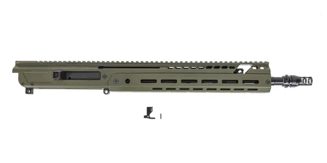 PSA JAKL 14.5" Rifle length Upper Assembly 5.56 NATO 1:7 Nitride w/Knurled CH, BCG & KeyMicro, ODG