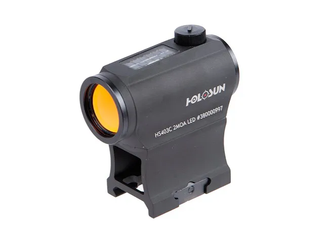 Holosun Solar Power Red Dot w/ High & Low Mounts