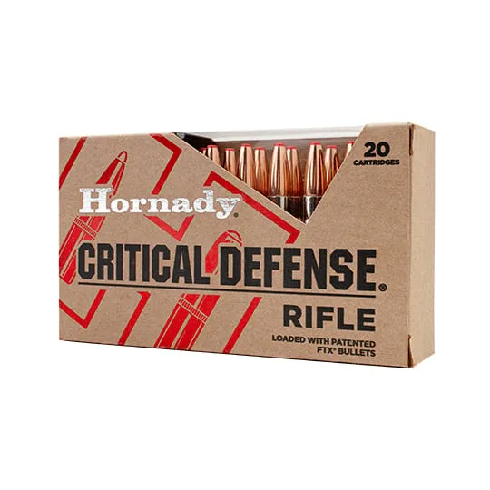 Hornady Critical Defense 308 Win 155gr FTX 20rds Ammunition