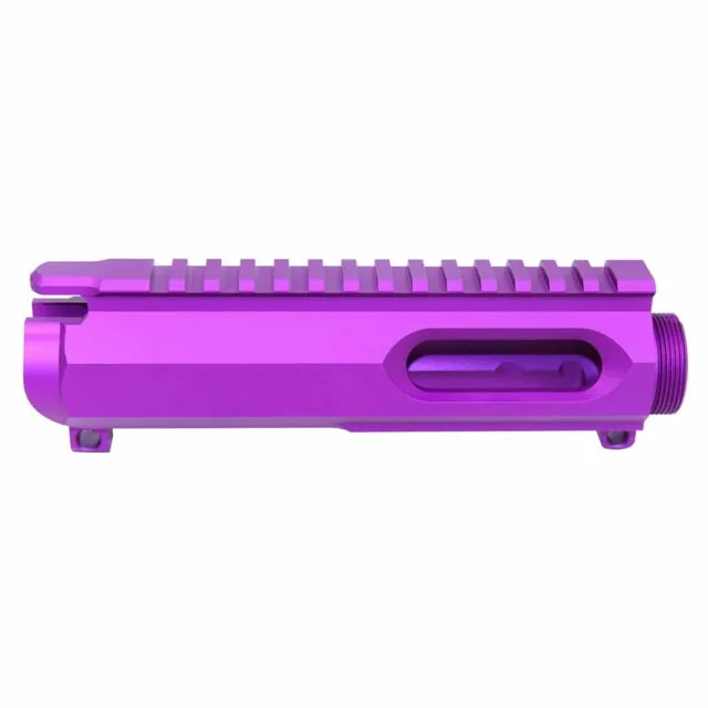 Guntec USA AR-15 9mm Dedicated Stripped Billet Upper Receiver Purple