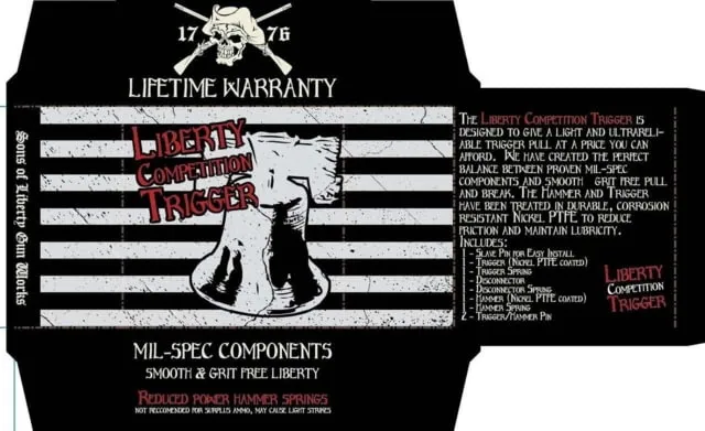 Sons of Liberty Gun Works Liberty Competition Trigger Black