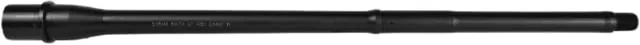 Lead & Steel AR-15 5.56mm Threaded AR Barrel 16in Pencil Mid Length 1-7 Twist 1/2x28 Nitride Black