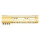 Guntec USA AIR-LOK Series M-LOK Compression Gen 2 Free Floating Handguard w/Monolithic Top Rail 9in Gold