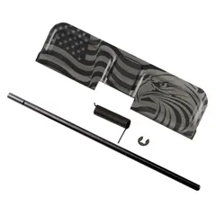 Tiger Rock AR-15 Patriotic Dust Cover w/ .223/5.56 Engraving Black Small