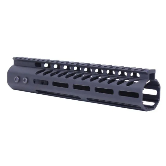 Guntec USA Ultra Lightweight Thin M-LOK Free Floating Handguard w/Monolithic Top Rail .308 10in Black