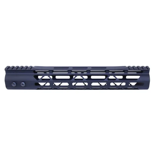 Guntec USA Mod Lite Skeletonized Series M-LOK Free Floating Handguard w/Monolithic Top Rail 12in Black GT-12MDLTE