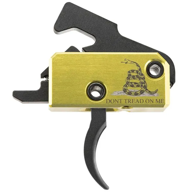 Rise Armament Super Sporting AR-15/10 Curved Single Stage Drop In Trigger, Gadsden