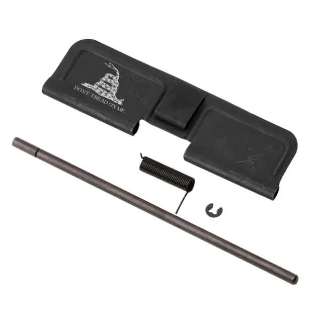 Tiger Rock AR-15 Ejection Port Dust Cover Engraving Snek Black Small