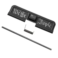 Tiger Rock AR-10/LR-308 Ejection Port Dust Cover Complete Assembly with 2A Engraving Infringed Black Small
