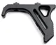 A3 Industries CQB M-LOK Angled Foregrip w/o Skin Grip Face Black