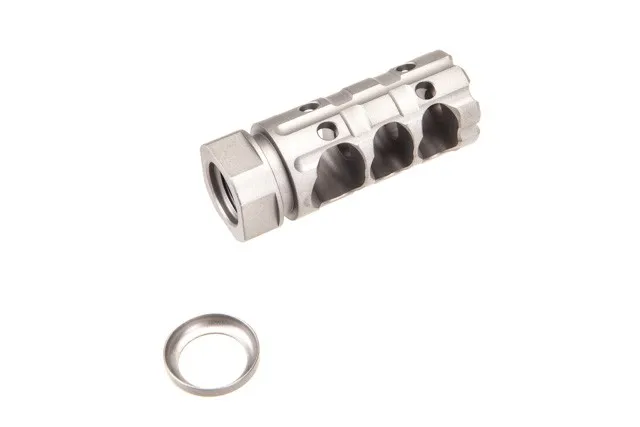 Ascend Armory .223/5.56 Muzzle Brake MOD 1 – Titanium – Bead Blast