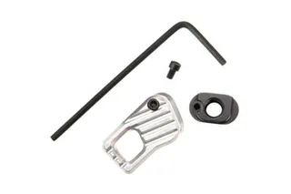 Battle Arms Enhanced Modular Magazine Release - Clear Anodized, Large