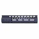 Guntec USA .308 Caliber Ultra Lightweight Thin M-LOK System Free Floating Handguard w/Monolithic Top Rail 9in Black