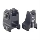 AR-15 Fixed Lightweight Sight Set Black