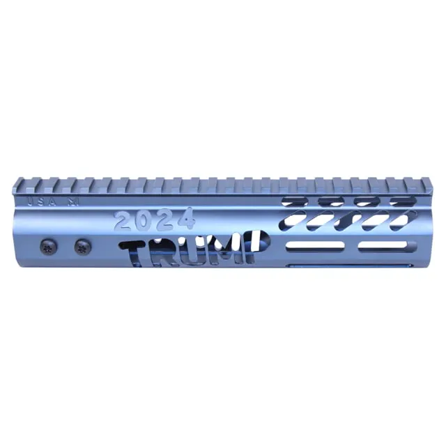 Guntec USA Trump Series Limited Edition M-LOK System Free Floating Handguard w/ Monolithic Top Rail 9in Anodized Grey