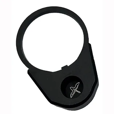 Steel End Plate W/ 3-QD Sling Swivel Sockets Black DLC