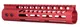 Guntec USA Ultra Lightweight Thin M-LOK Free Floating Handguard w/Monolithic Top Rail 9in Red