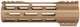 ABC RIFLE COMPANY Super Slim Free Float Hybrid Top Cut AR-15 M-LOK Handguard 7in Cerakote Flat Dark Earth