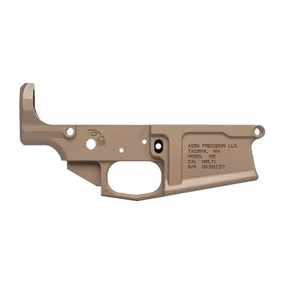 M5 Stripped Lower Receiver For AR .308 FDE