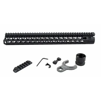 Bcmgunfighter Free Float Kmr Alpha KeyMod Handguard 17" Black