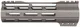 ABC RIFLE COMPANY Super Slim Free Float Hybrid Top Cut AR-15 M-LOK Handguard 7in Cerakote Tungsten