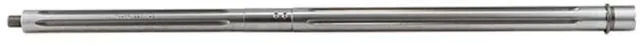 Luth-AR .223 Rem Fluted Threaded Bull Barrel 24 in Rifle 1-9 Twist 1/2 x 28 Silver