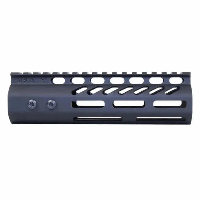 Guntec USA .308 Caliber Ultra Lightweight Thin M-LOK System Free Floating Handguard w/Monolithic Top Rail 7in Black