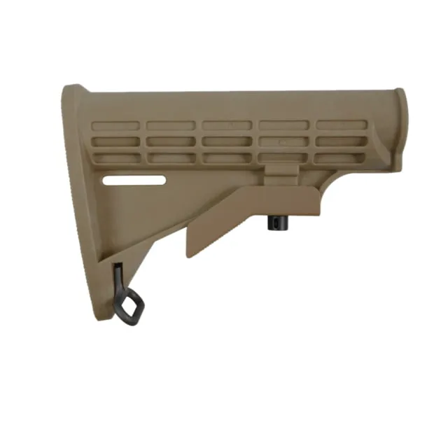 Tiger Rock AR-15 Collapsible Standard Version Stock Body Mil Spec Cerakote FDE Medium