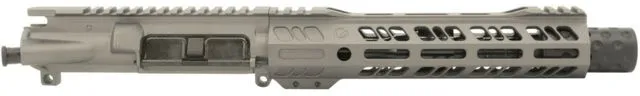 Grid Defense Complete Upper Receiver 5.56mm 7.5 inch Pistol Length 4150 M4 Barrel 1-7 Twist 9 inch Octagon M-LOK Rail Dimpled Flash Can Tungsten Gray