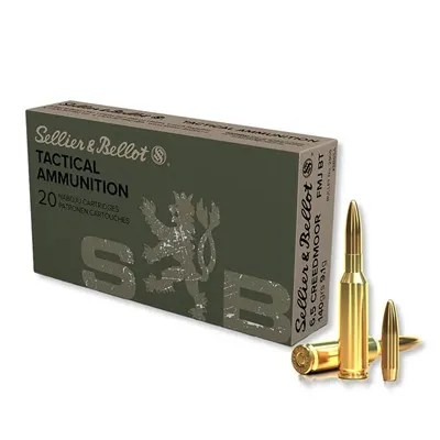 Boat Tail 6.5mm Creedmoor 140gr Full Metal Jacket 20/Box