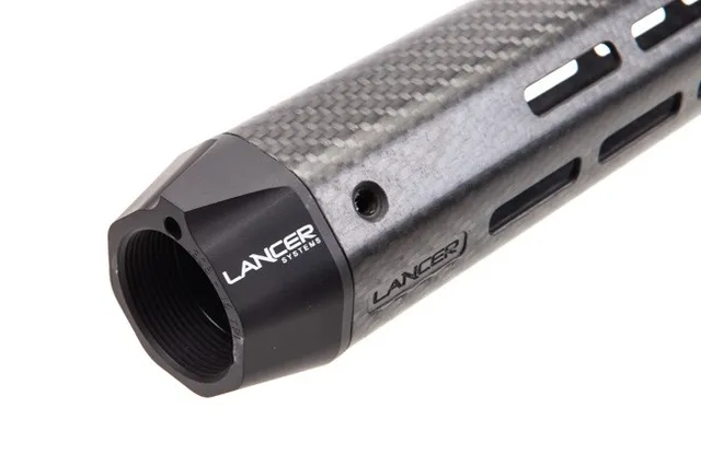 Lancer Systems .308/7.62 LCH7 LIGHTWEIGHT M-LOK Carbon Fiber Handguard XL (No Rails) - 12"