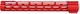 ABC RIFLE COMPANY Super Slim Free Float Hybrid Top Cut AR-15 M-LOK Handguard 15in Cerakote Red