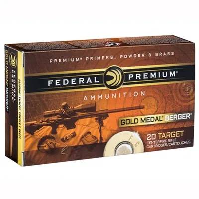 Gold Medal Berger Ammo 6.5 Grendel 130gr Berger Hybrid OTM - 6.5mm Grendel 130gr Hybrid OTM 20/Box