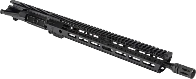 TRYBE Defense AR-15 5.56x45mm NATO 16in Complete Upper Receiver Pencil Carbine Length 1-7 Twist 1/2x28 A2 Black