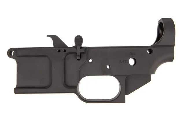 JP Enterprises 9mm billet lower receiver kit w/ mag catch, ejector, pin, spring and screws