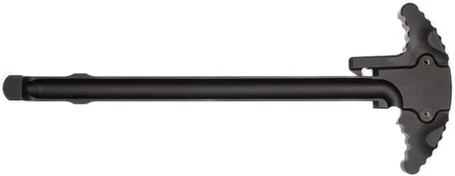 Troy Pneuma LR-308 Charging Handle 308 Caliber Gas Divert Ambidextrous Aluminum Black