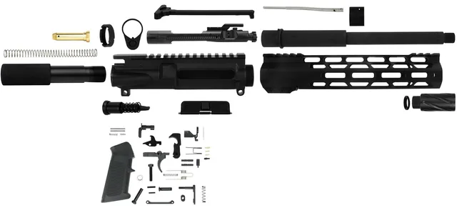 Tacfire Build Kit for AR-15 300 ACC Blackout Pistol, Parkerized Black