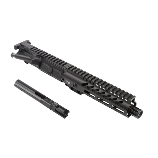 Tiger Rock Complete Upper Receiver AR-9mm 7.5in Pistol Length 1-10 Twist w/ 7in Super Slim M-LOK Handguard Black Large