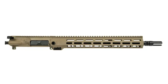 PSA "Sabre" Forged 16" 5.56 Nitride Mid-Length 5.56 15" Sabre QD Rail with Sabre Compensator - Cerakote FDE