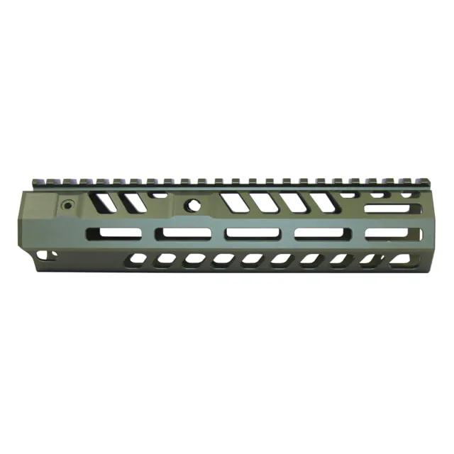 Guntec USA Socom Series 9 in Suppressor Compatible Handguard Anodized Green