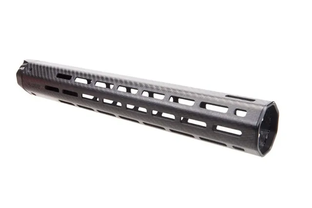 Lancer Systems .308/7.62 LCH7 LIGHTWEIGHT M-LOK Carbon Fiber Handguard XL (No Rails) - 15"