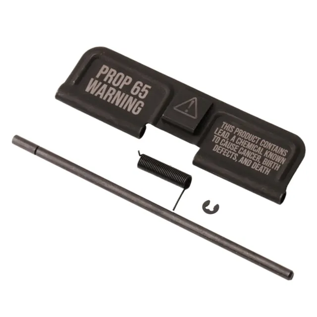 Tiger Rock AR-15 Ejection Port Dust Cover Engraving Lead Black Small
