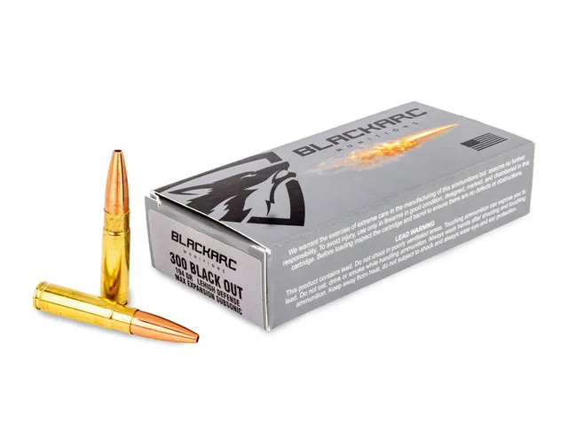 Blackarc Munitions NAS3 .300 Blackout 194gr LeHigh Defense Subsonic HP Ammo, 20Rds
