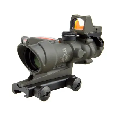 ACOG BDC Fixed 4x32mm Red Chevron 223 Ret ODG W/Ta51 Mnt & RMR Type 2