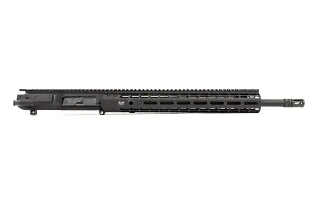 Aero Precision M5E1 Complete Upper Reciever .308 18in Rifle Barrel 1-10 Twist 5/8x24 Thread Free-Float Handguard CMV Anodized Black