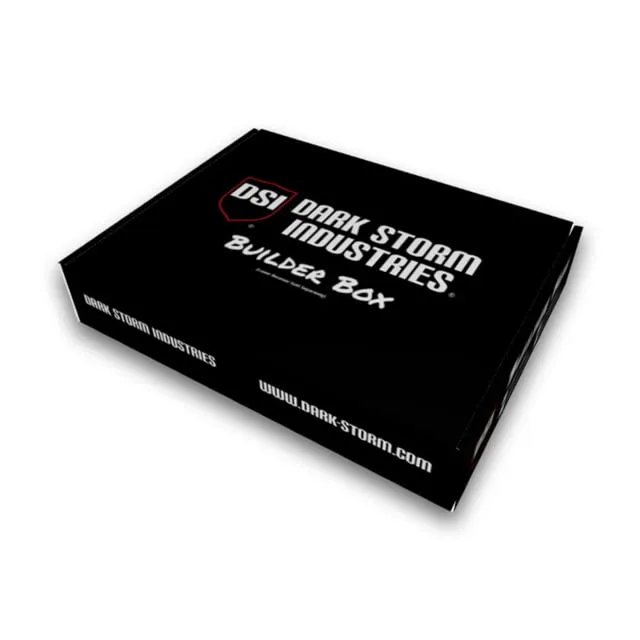 Dark Storm Industries DS-15 AR-15 5.56x45mm NATO Upper and Lower Receiver Parts Builder Box for Standard or Fixed Magazine Typhoon Rifle Anodized